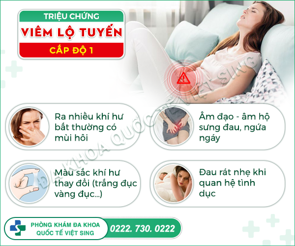Cách nhận biết viêm lộ tuyến độ 1 và cách điều trị hiệu quả, an toàn