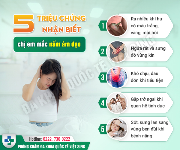 Viêm âm đạo do nấm: Không còn lo tái phát với hệ thống CHX-4