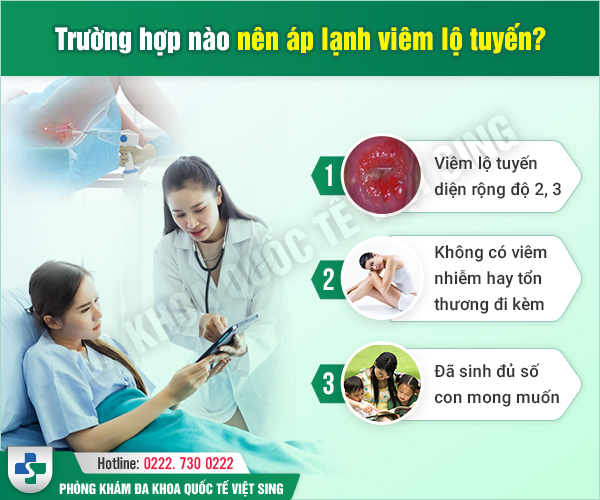 Áp lạnh viêm lộ tuyến liệu có an toàn và hiệu quả?