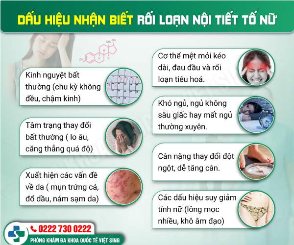 Nhận biết nội tiết tố nữ suy giảm qua các dấu hiệu quen thuộc sau đây