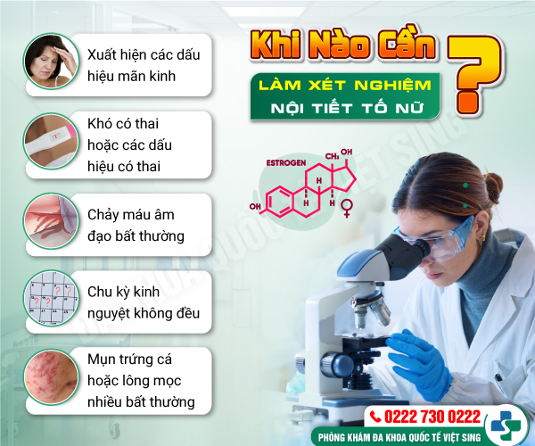 Vì sao chuyên gia khuyến cáo nữ giới cần xét nghiệm nội tiết tố nữ sớm?