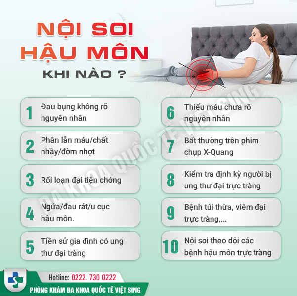 Địa chỉ soi hậu môn chất lượng, chi phí hợp lý tại Bắc Ninh