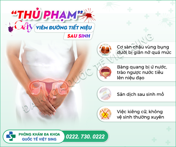 Viêm đường tiết niệu sau sinh: Nỗi lo lắng của nhiều chị em