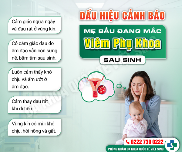 Viêm phụ khoa sau sinh có đáng lo ngại không? – Bác sĩ Phụ sản tư vấn trực tuyến