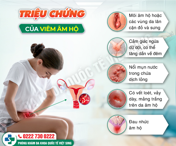 Tất tần tật về viêm âm hộ: Triệu chứng, nguyên nhân, cách chữa & địa chỉ uy tín