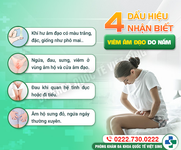 Bạn đang gặp tình trạng âm đạo bị nấm? Phải làm gì để ngăn chặn biến chứng vô sinh?