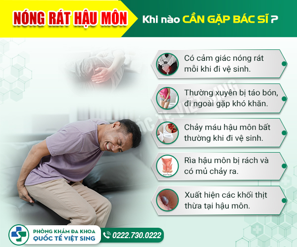 Nóng rát hậu môn: Nguyên nhân và cách chữa hiệu quả là gì?