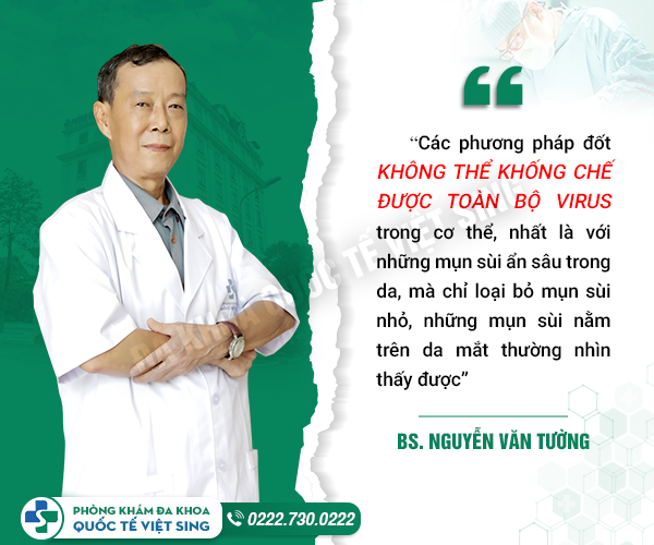 Phương pháp IRA đốt sùi mào gà đã quá cũ! Tìm hiểu đột phá chữa sùi mới nhất hiện nay