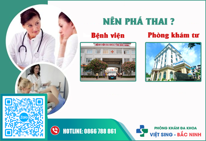 Nên phá thai ở bệnh viên hay phòng khám tư ở Bắc Ninh