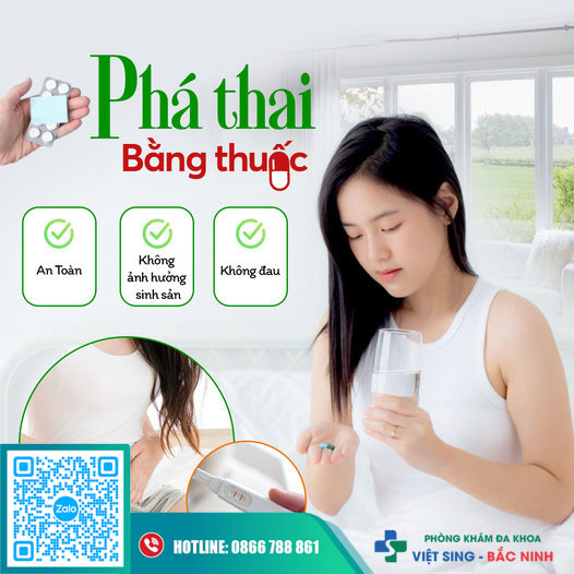 Phá thai bằng thuốc tại Bắc Ninh