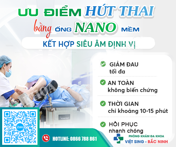 Ưu điểm khi hút thai bằng ống siêu dẫn NANO