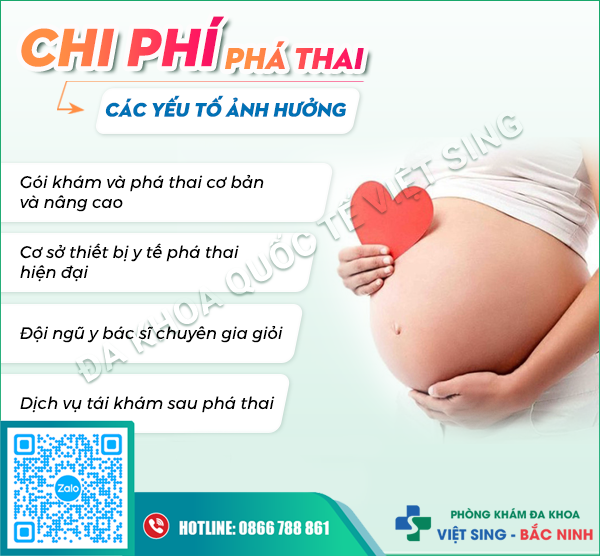Chi phí phá thai ở bắc ninh hết bao nhiêu tiền?
