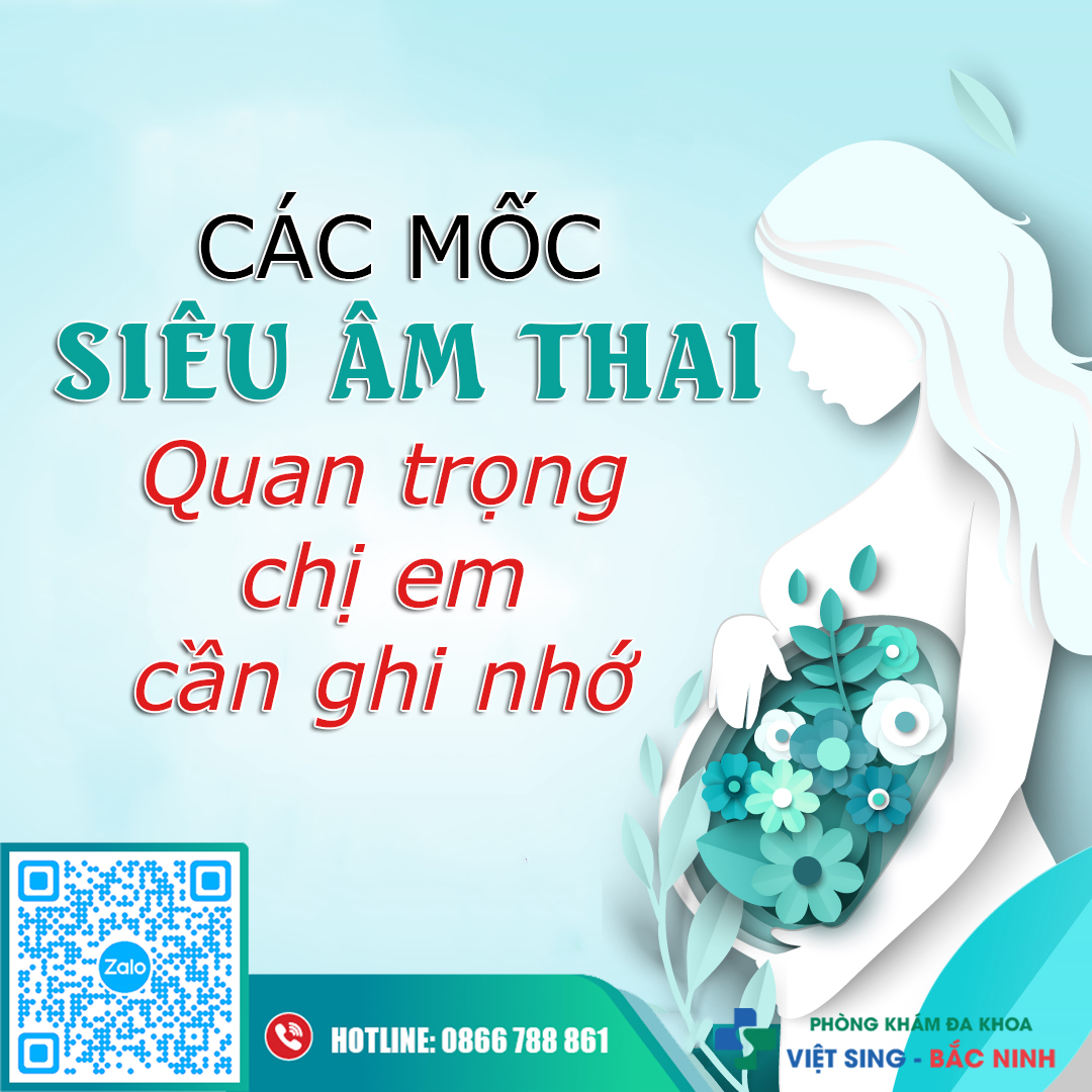 Các mốc siêu âm thai chị em cần ghi nhớ